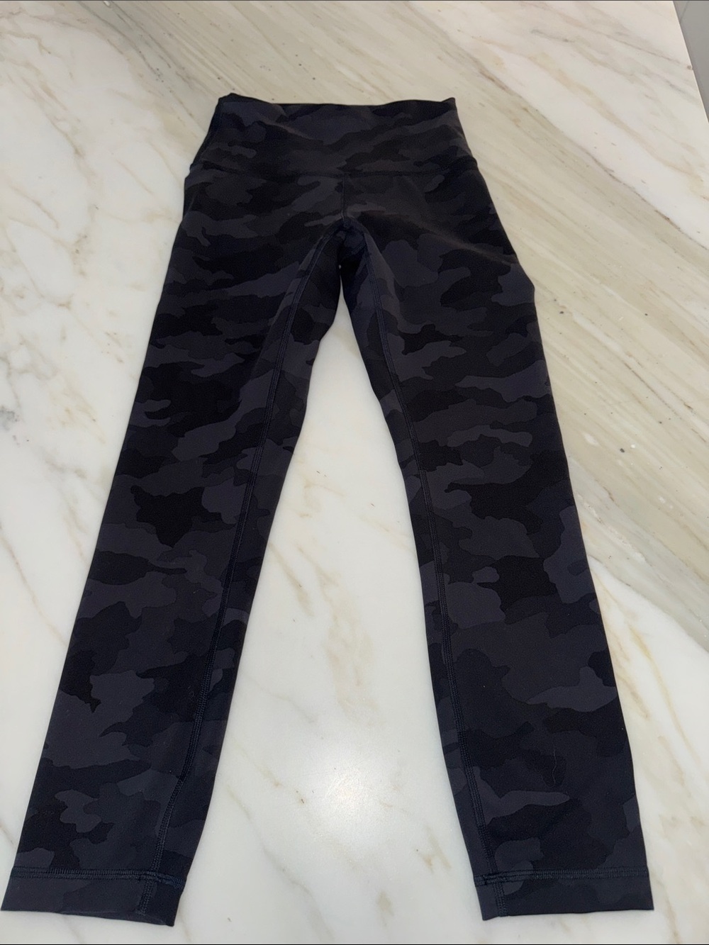 lululemon athletica Black & Gray Camo Leggings